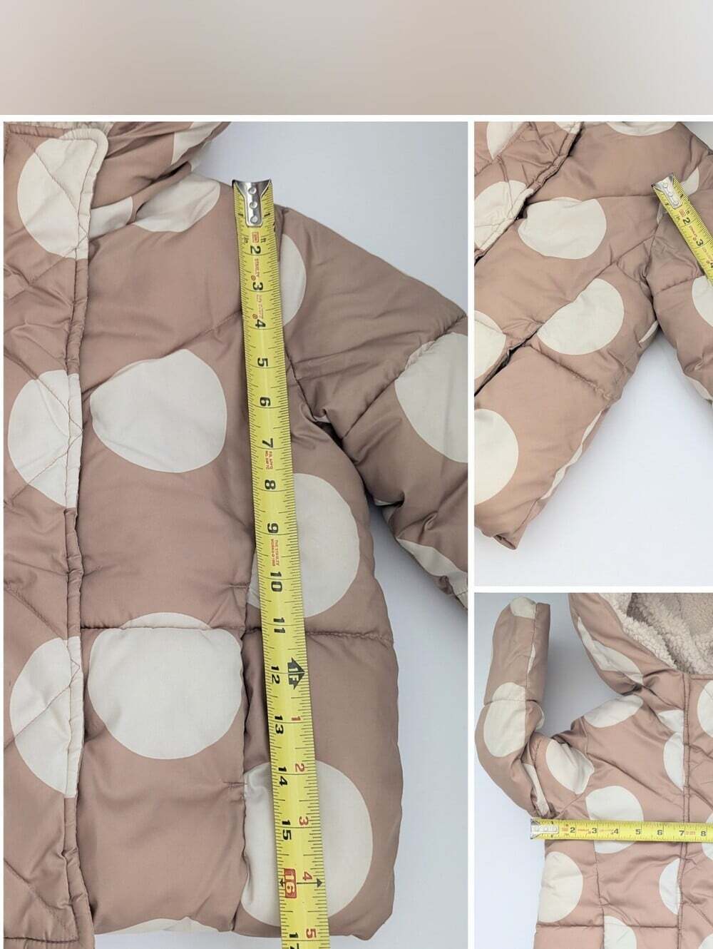 GAP Girls' (Size 5) Sherpa-Lined Puffer Jacket w/Hood - Picture 14 of 15
